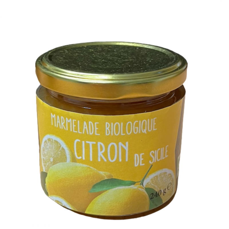 Marmelade Bio Citron de Sicile | Mon Orangerie